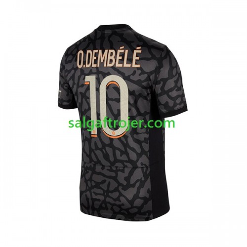 Paris Saint-Germain PSG PSG O.Dembele 10 Fodboldtrøjer 3. sæt 2023/24 Kort ærmer Paris Saint-Germain PSG PSG O.Dembele 10 Fodboldtrøjer 3. sæt 2023/24 Kort ærmer